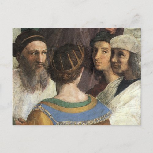 School of Athens by Raphael Vintage Renaissance Postcard