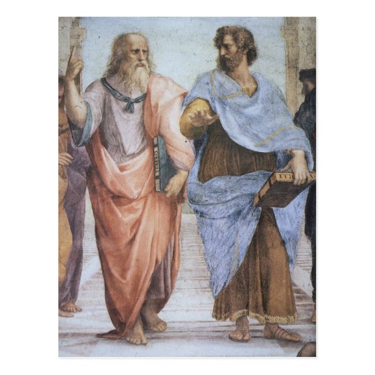 School of Athens (detail - Plato & Aristotle) Postcard