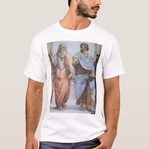 School of Athens detail _ Plato  Aristotle T_Shirt