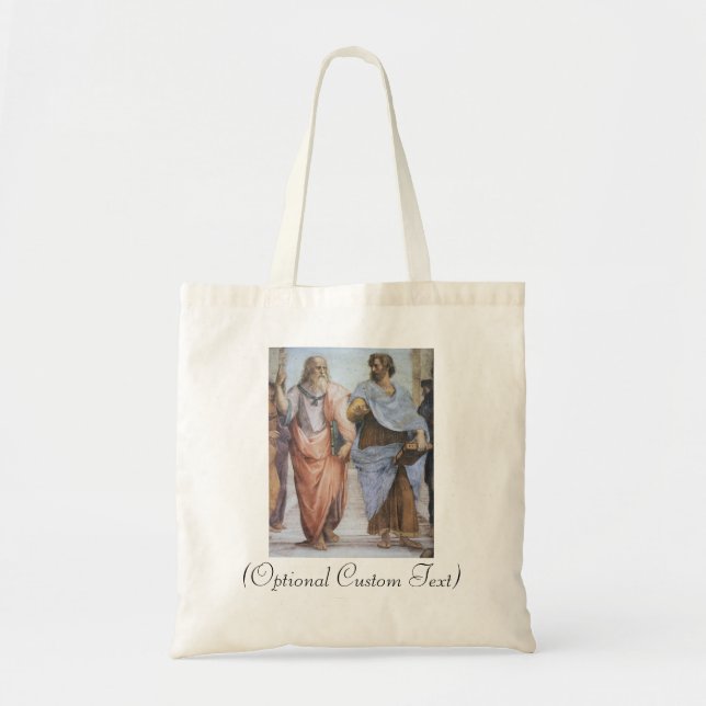 School of Athens (detail - Plato & Aristotle) Tote Bag (Front)