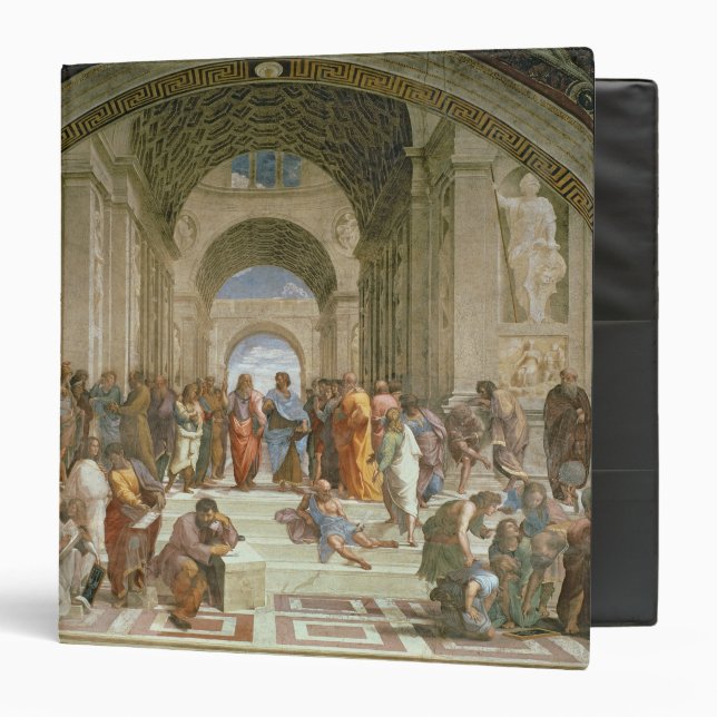 School of Athens, from the Stanza della 3 Ring Binder (Front/Inside)