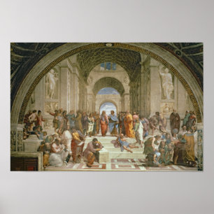 School of Athens, from the Stanza della Poster