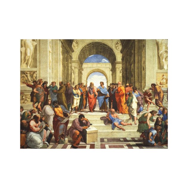 School Of Athens Painting Canvas Print Zazzle   School Of Athens Painting Canvas Print R3a6e350361064069bb752e1716e5db33 B1b99 8byvr 630 