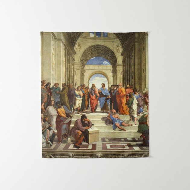 School of best sale athens tapestry