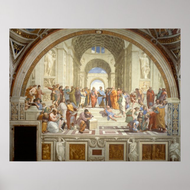 School of Athens Poster (Front)