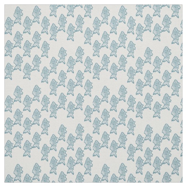 School of Blue Fish Juul Fabric (Swatch)