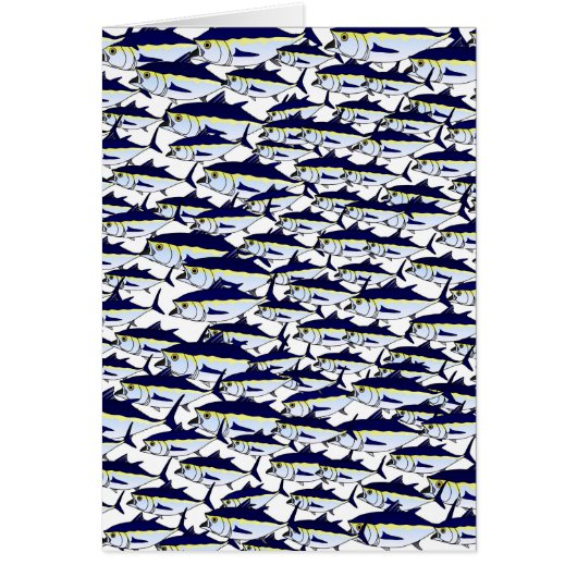 School of Bluefin Tuna Cards (Front)