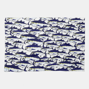 School of Bluefin Tuna Towel