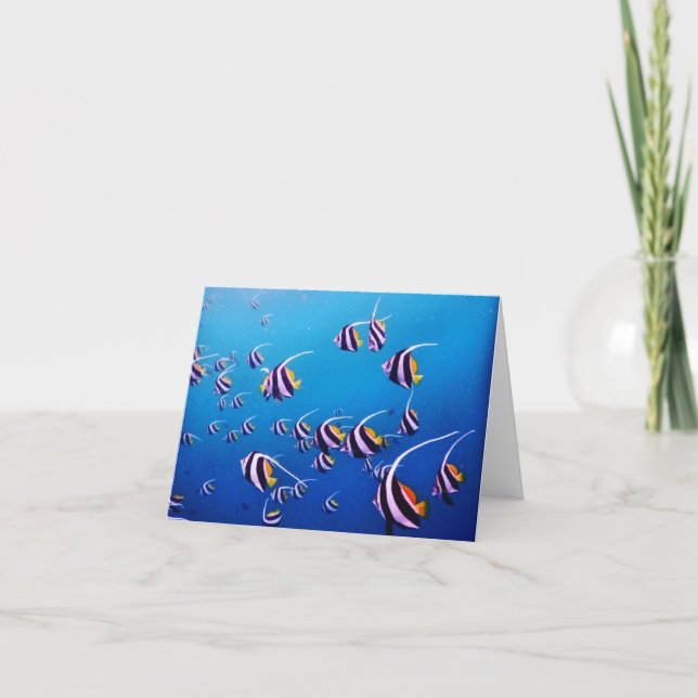 School of Fish, Banda Neira Card (Front)