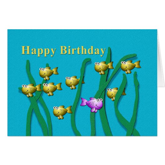 School of fish cards (Front Horizontal)