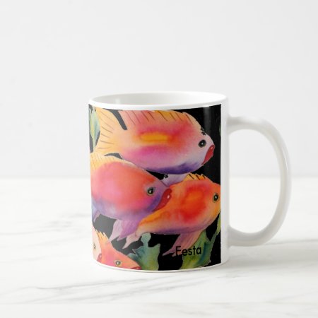 School Of Fish, Coffee Mug