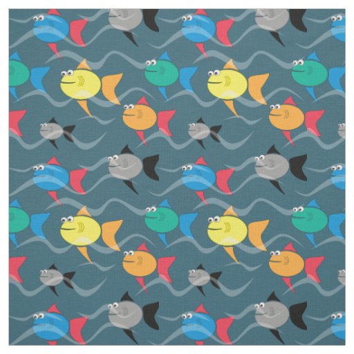 School of Fish Fabric