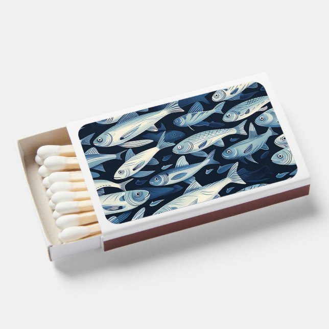 School of Fish  Matchboxes (Front Open)