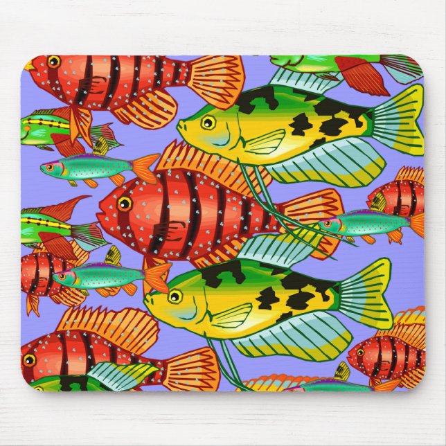 SCHOOL OF FISH MOUSE PAD (Front)