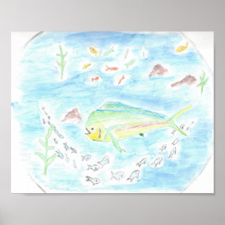 School of Fish Poster