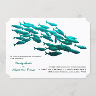 School of Fish Wedding Invitation