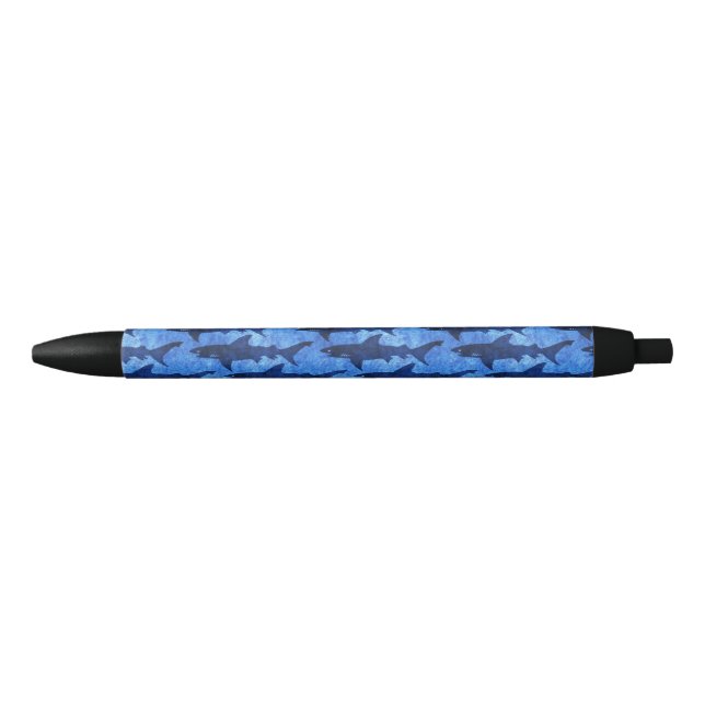 School of Great White Sharks Pen (Front)