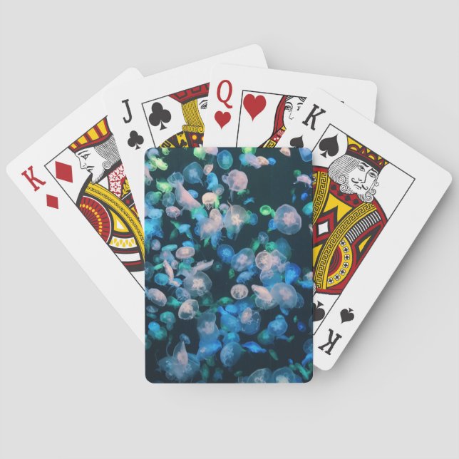 School of Jellyfish, Glow in the Dark Poker Cards (Back)