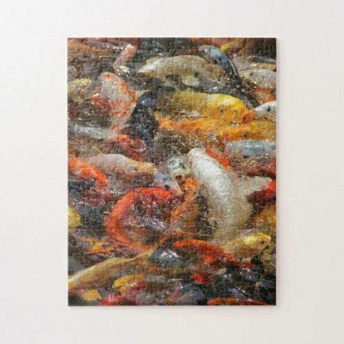 School of Koi Fish Jigsaw Puzzle