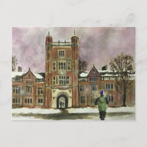 School of Law  Ann Arbor Michigan Postcard