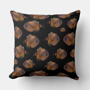 School Of Leatherjacket Fish, Throw Pillow