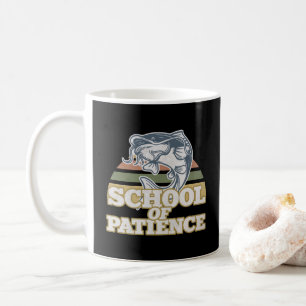 School of Patience Fishing Club Coffee Mug