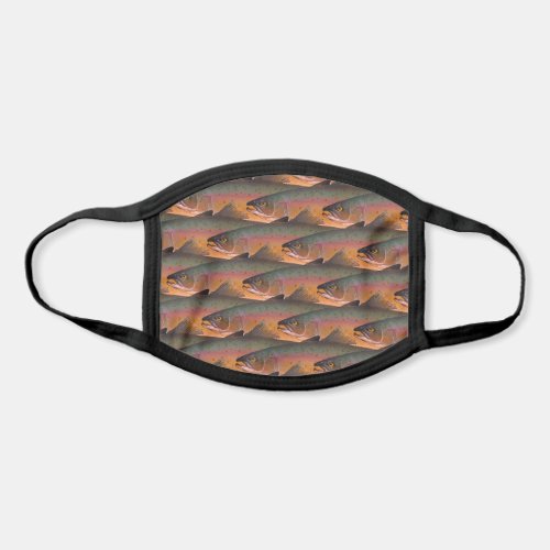 School of Rainbow Trout Pattern Fishermans Dream Face Mask
