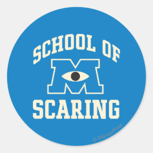 School of Scaring Classic Round Sticker