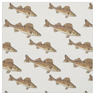 School Of Walleye Fish Fabric