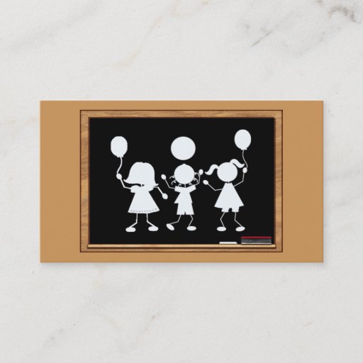 Customizable School or Daycare Business Card