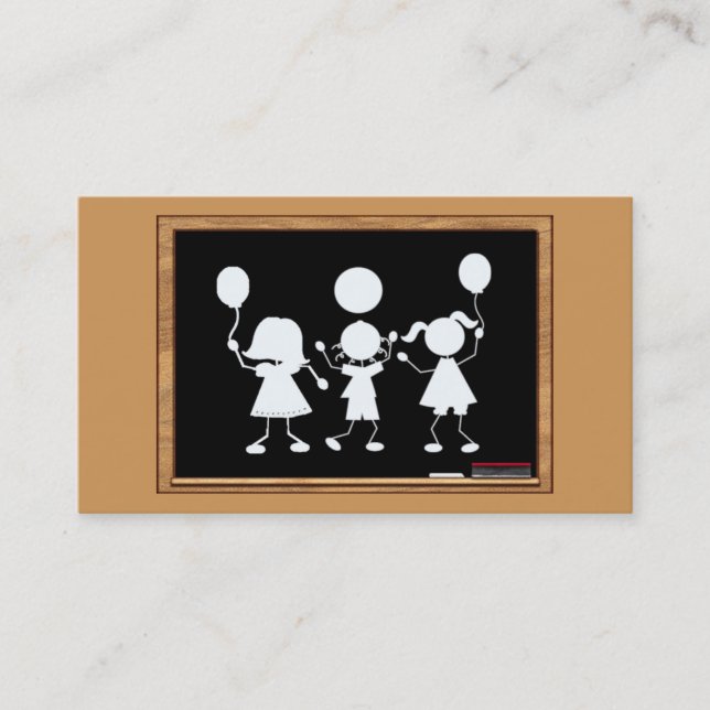School or Daycare Business Card (Front)