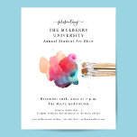 School or Studio Art Show Promotional Flyer<br><div class="desc">Easily customize this simple and classic art show flyer.  Use for your private art studio or your elementary school,  middle school,  high school,  or college art program.    {images: Freepik.com}</div>