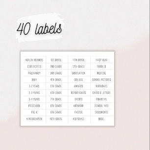 School Organization , School Memory Sticker