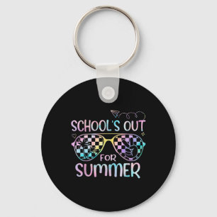 School Out For Summer Last Day Of School Kids Girl Keychain