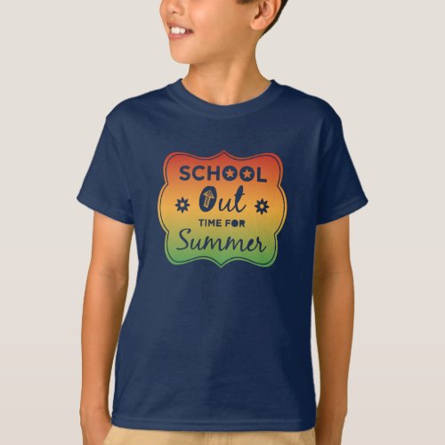 School Out Time For Summer 2022 Teachers students T_Shirt
