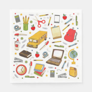 School Party Teacher Napkins