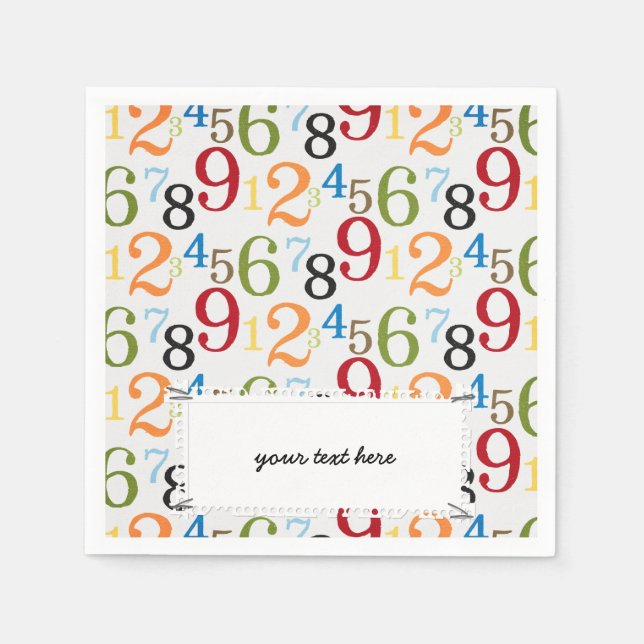 School pattern napkins (Front)