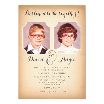 Shop Old Photos Couples Wedding Shower Invitations created by UniqueInvites. Personalize it with photos & text or purchase as is!