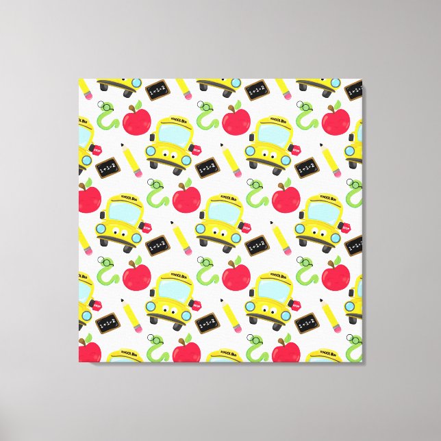 School Premium Wrapped Canvas (Gloss) Print (Front)