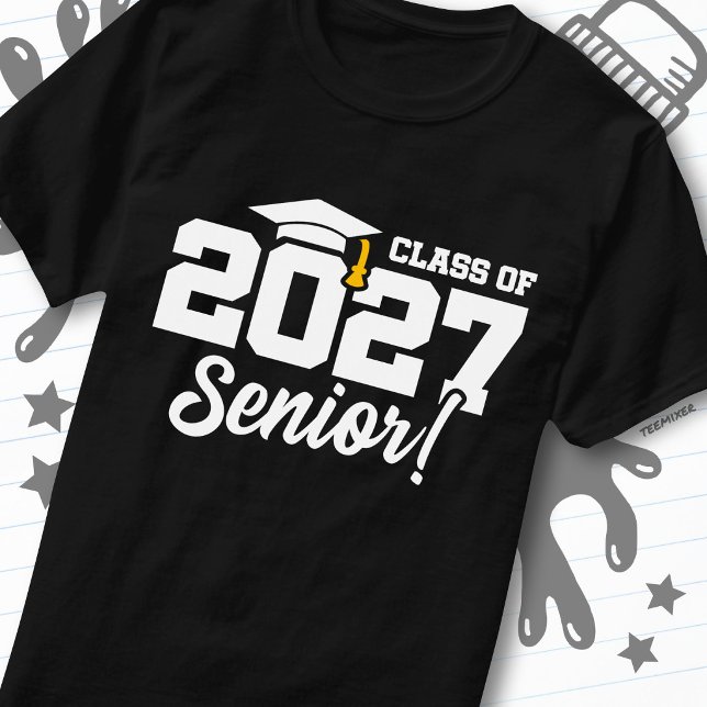 School Pride Graduation Year Senior Class of 2027 T-Shirt (Creator Uploaded)