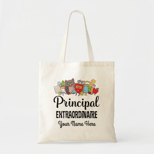 School Principal Appreciation Gift Tote Bag