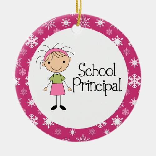 School Principal Ornament
