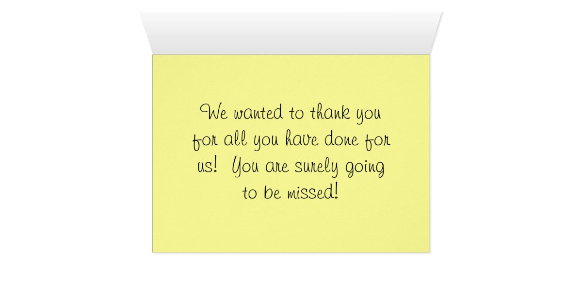 School Principal Retirement Card