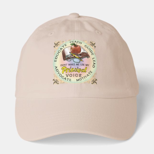 School Principal Voice   hat  (Front)