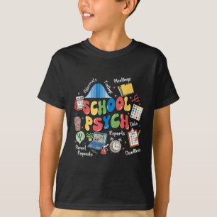 School Psychologist Appreciation Mental Health Awa T-Shirt