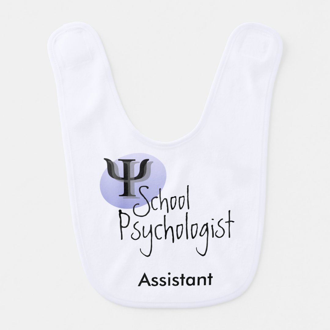 School Psychologist Assistant Bib Zazzle