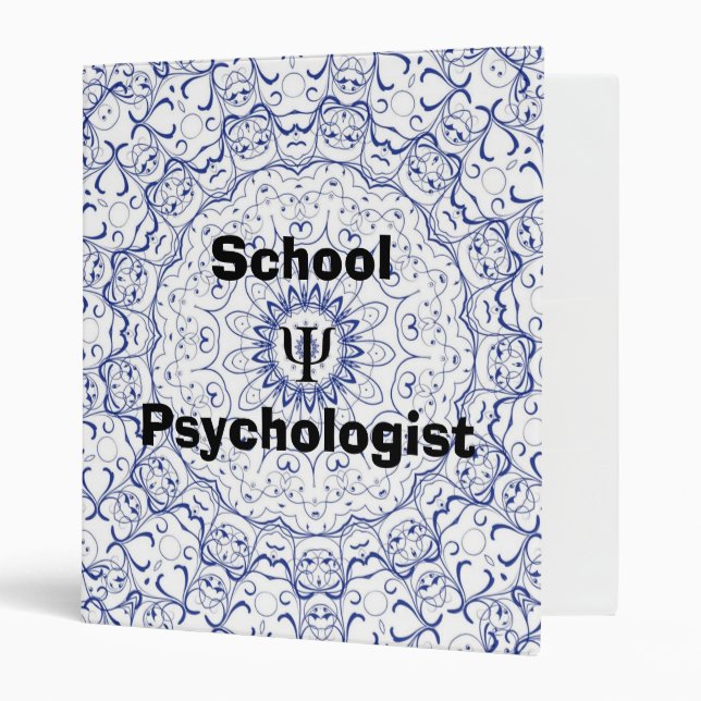 School Psychologist Binder (Front/Inside)