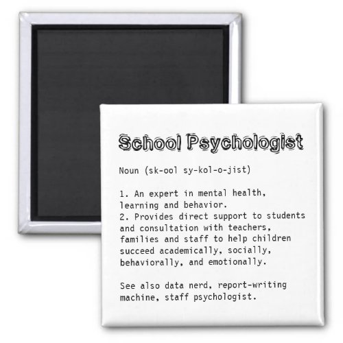 School Psychologist Definition Magnet