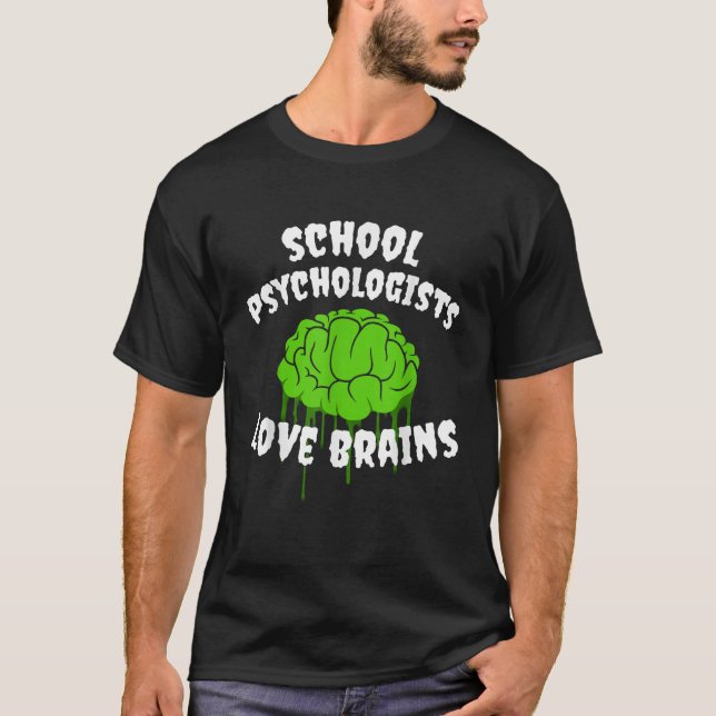 School Psychologist Halloween Costume Teachers Lov T-Shirt (Front)
