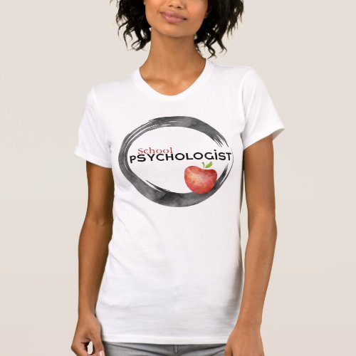 School Psychologist Iconic Apple T_Shirt